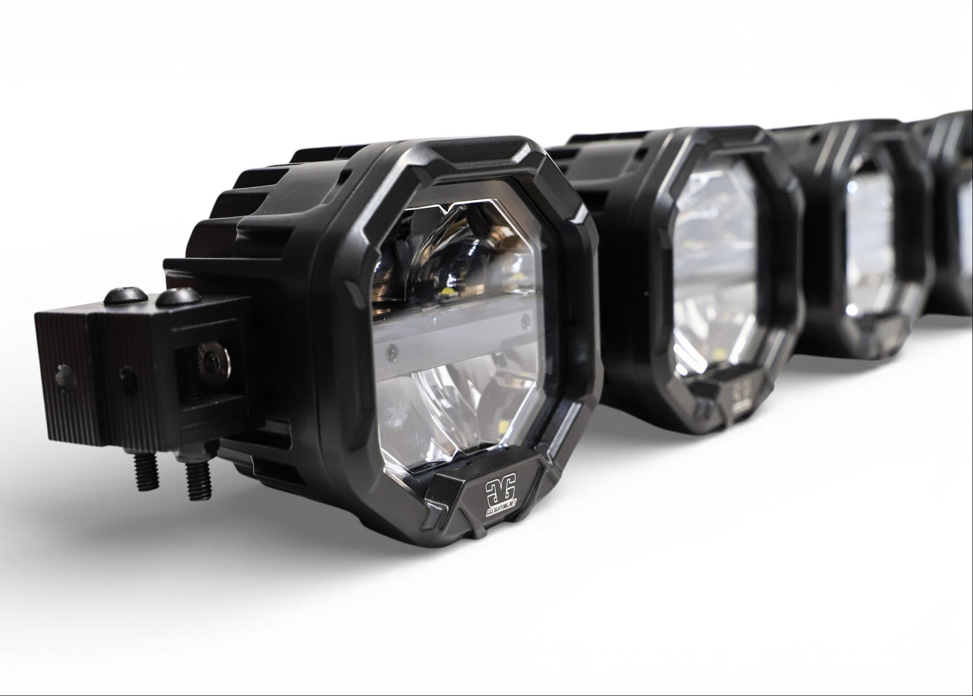 4 Light U-Con Interlocking Off Road LED Pod With Amber or White DRL Running Light