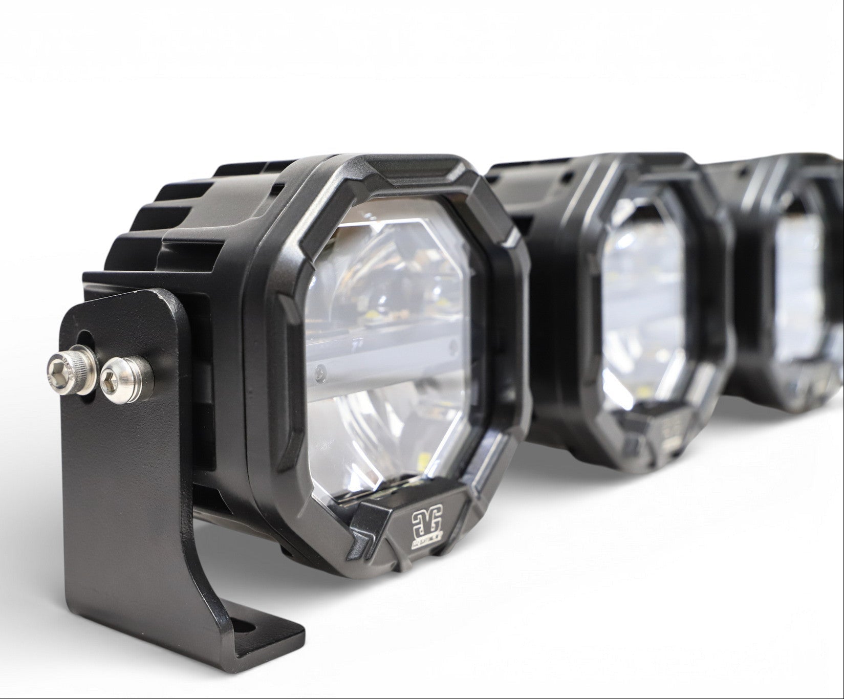 5 Light U-Con Interlocking Off Road LED Pod With Amber or White DRL Running Light