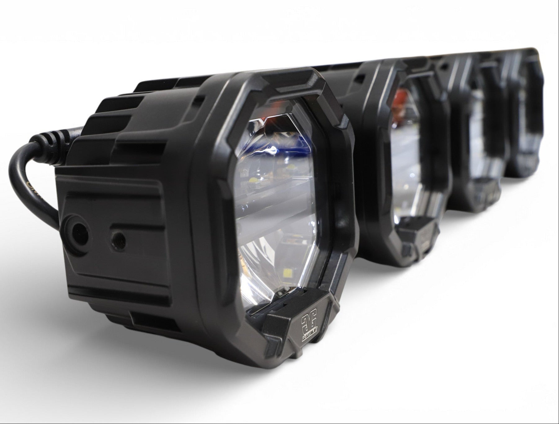 5 Light U-Con Interlocking Off Road LED Pod With Amber or White DRL Running Light