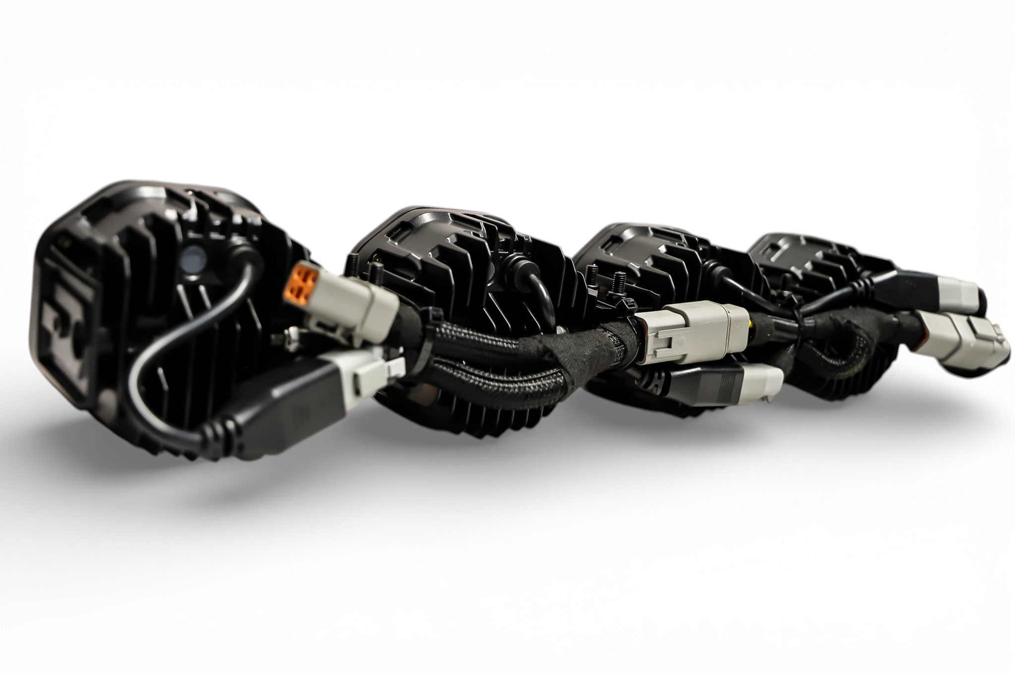 5 Light U-Con Interlocking Off Road LED Pod With Amber or White DRL Running Light