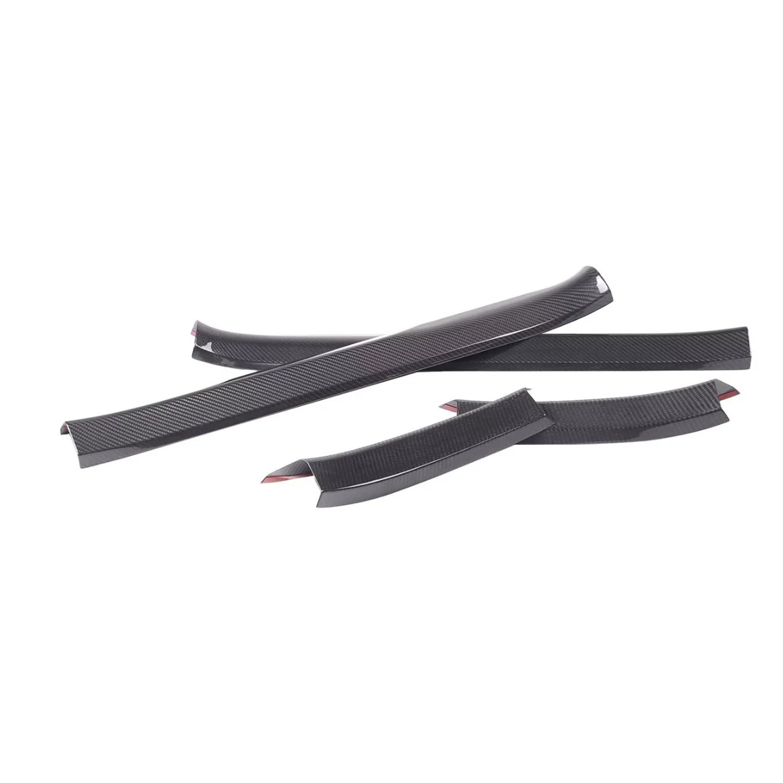 Carbon Fiber Interior Door Sill Trim Cover for Chevrolet Corvette C8 Z51 Z06