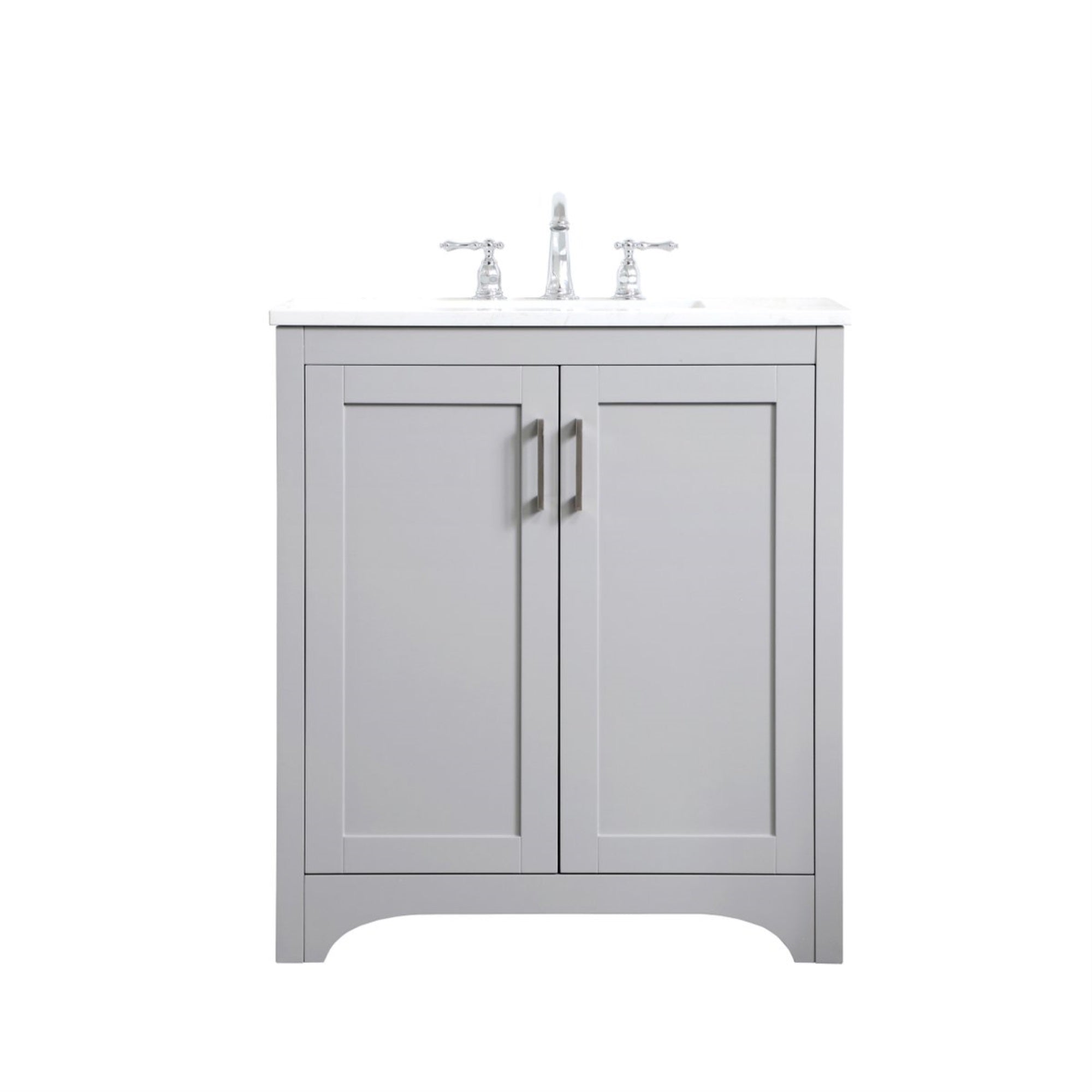 30 inch Single Bathroom Vanity in Grey