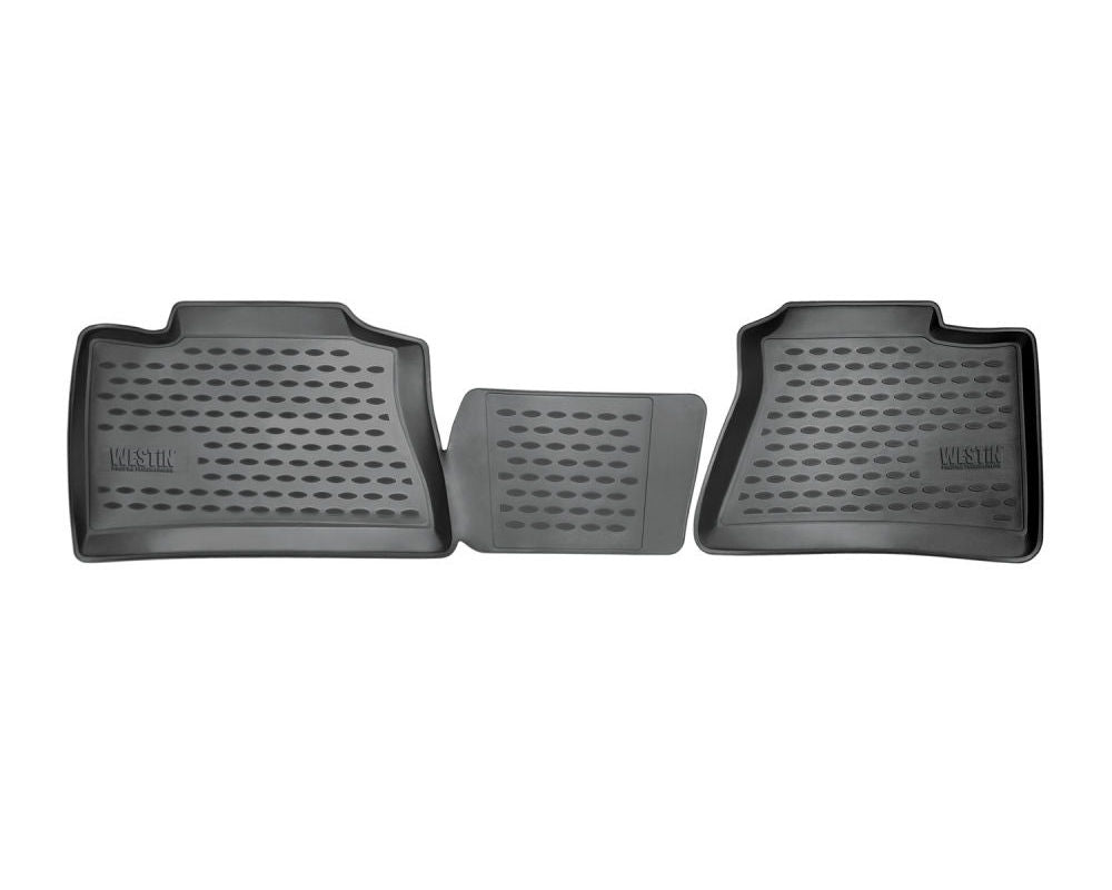 Westin 14-18 Chevrolet Silverado 1500/2500/3500 Crew Cab Profile Floor Liners 2nd Row - Black