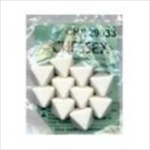 Chessex Manufacturing 29033 Opaque Blank White D8 Bag Set Of 10