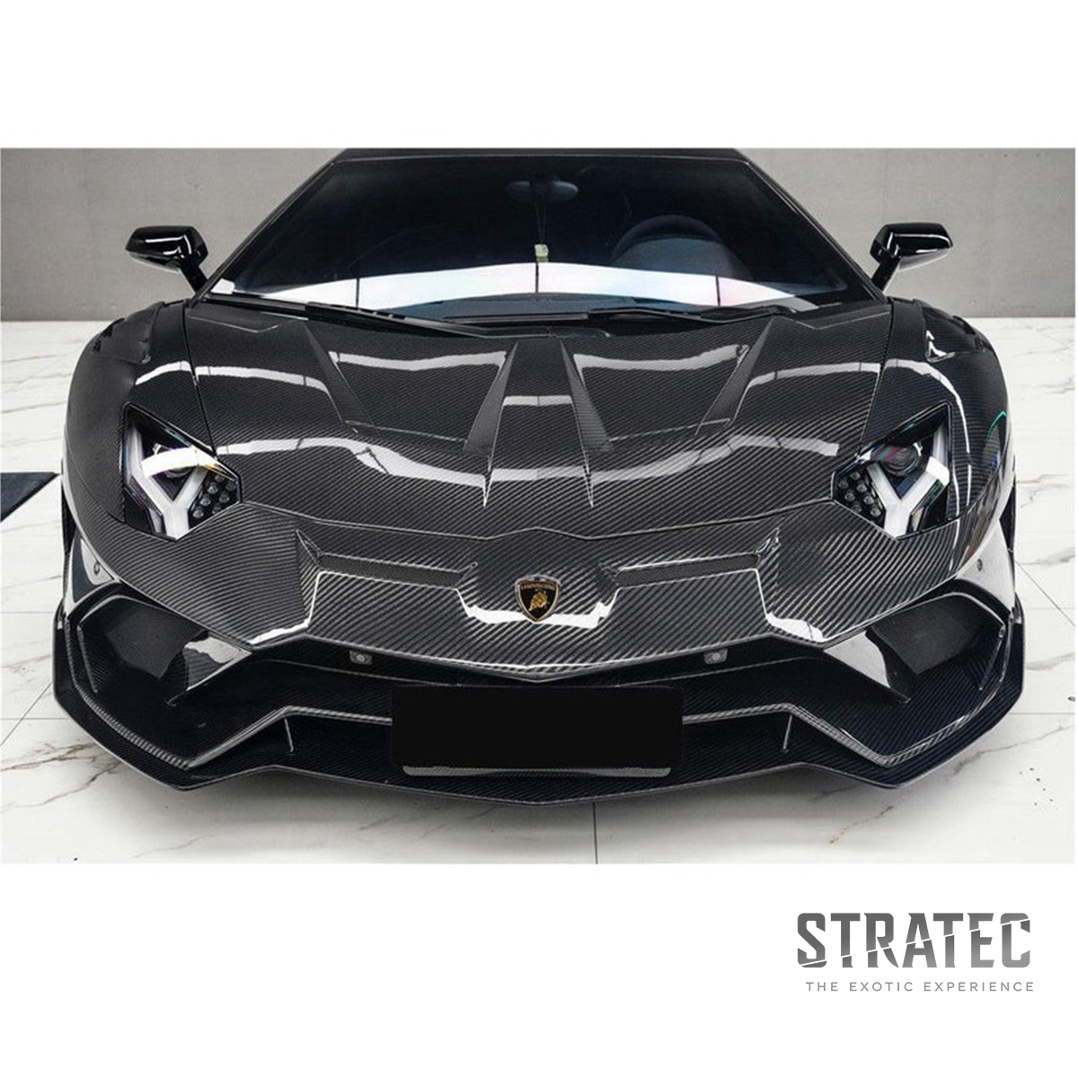 SVJ Style Full Carbon Fiber Aero Body Kit for Lamborghini Aventador LP700 LP740 LP750 Coupe