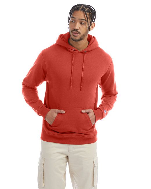 Adult Powerblend Pullover Hooded Sweatshirt - Royal Blue Hthr - S(D0102H7Y45P)