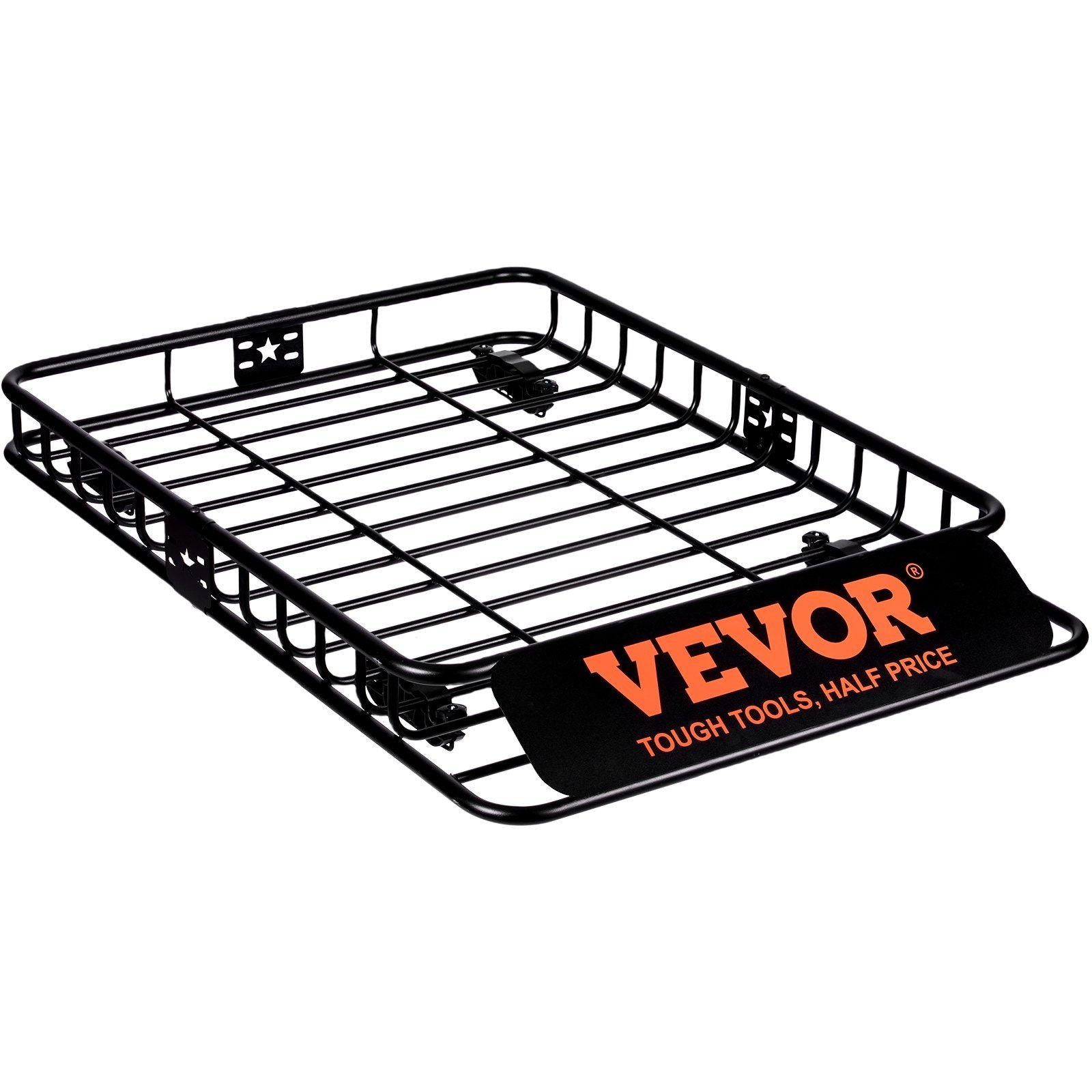 VEVOR Roof Rack Cargo Basket 200 LBS Capacity 46''x36''x4.5'' for SUV Truck Cars