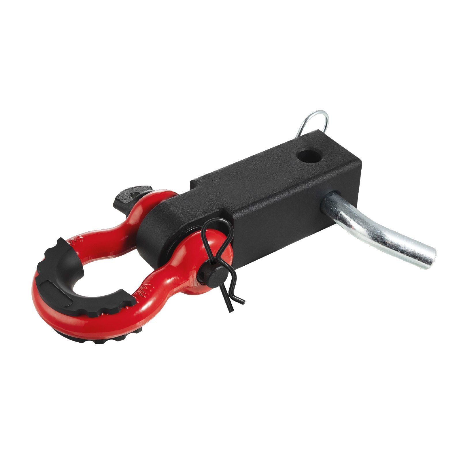 VEVOR 2 Trailer Shackle Hitch Receiver D-Ring Recovery for Truck Jeep 52900 lbs