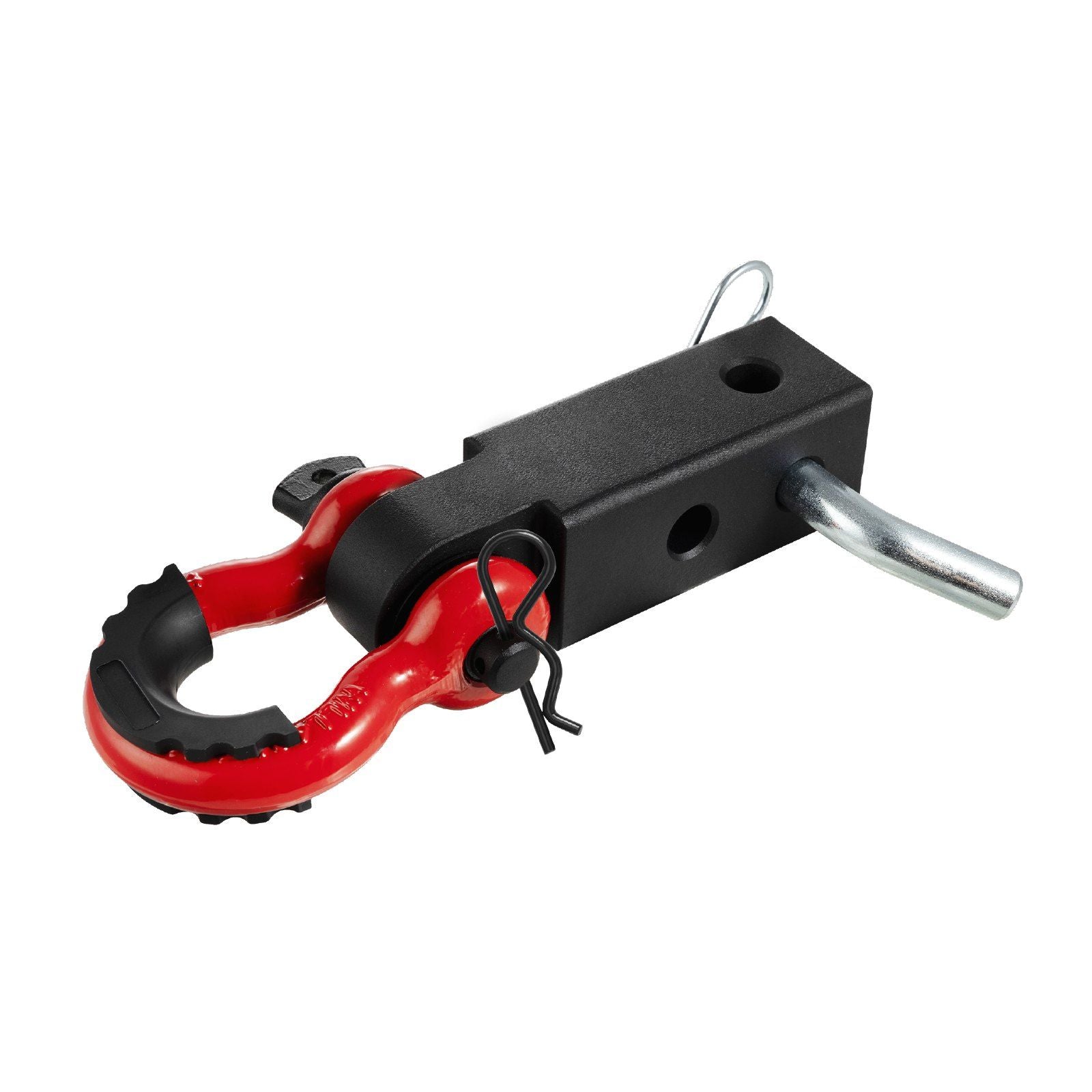 VEVOR 2 Trailer Shackle Hitch Receiver D-Ring Recovery for Truck Jeep 65900 lbs