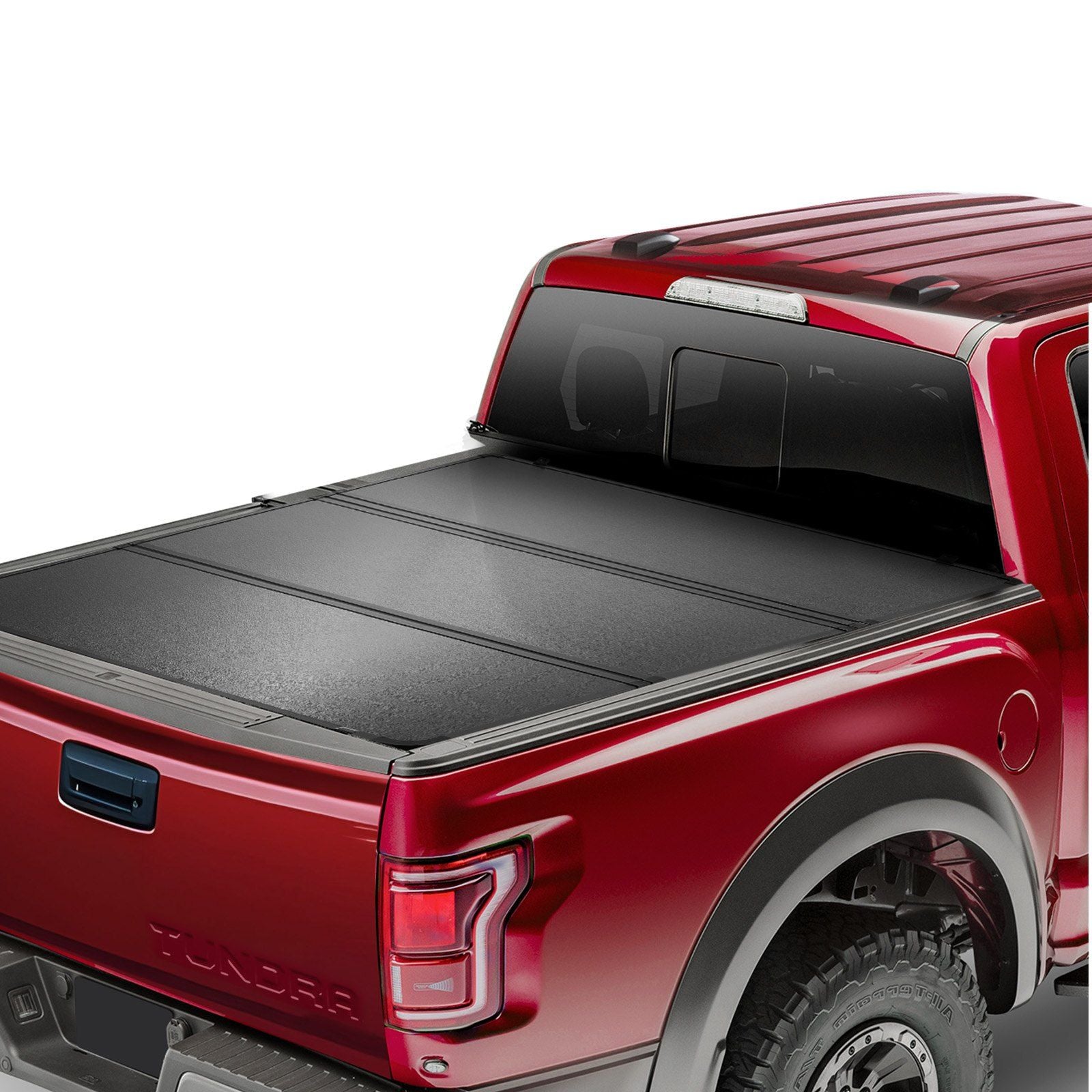 VEVOR Tri-Fold Truck Bed Tonneau Cover, Compatible with 2014-2024 Toyota Tundra (NOT FIT Trail Special Edition with Storage Boxe