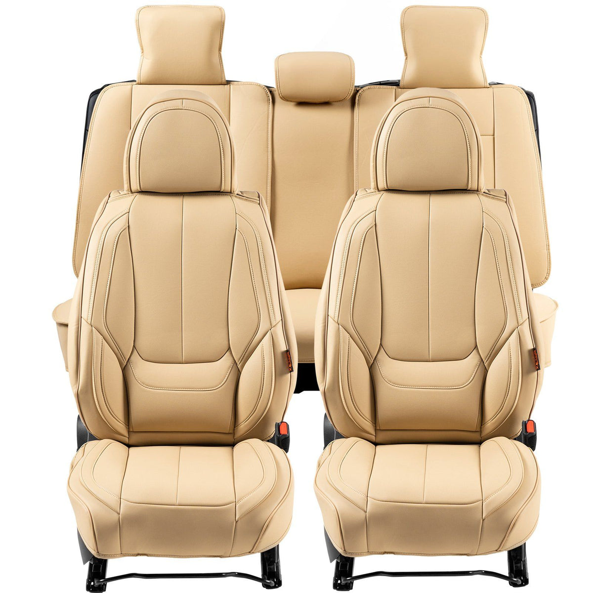 VEVOR Seat Covers, Universal Car Seat Covers Full Set Seats, Front and Rear Seat, 13pcs Faux Leather Seat Cover, Full Enclosed D