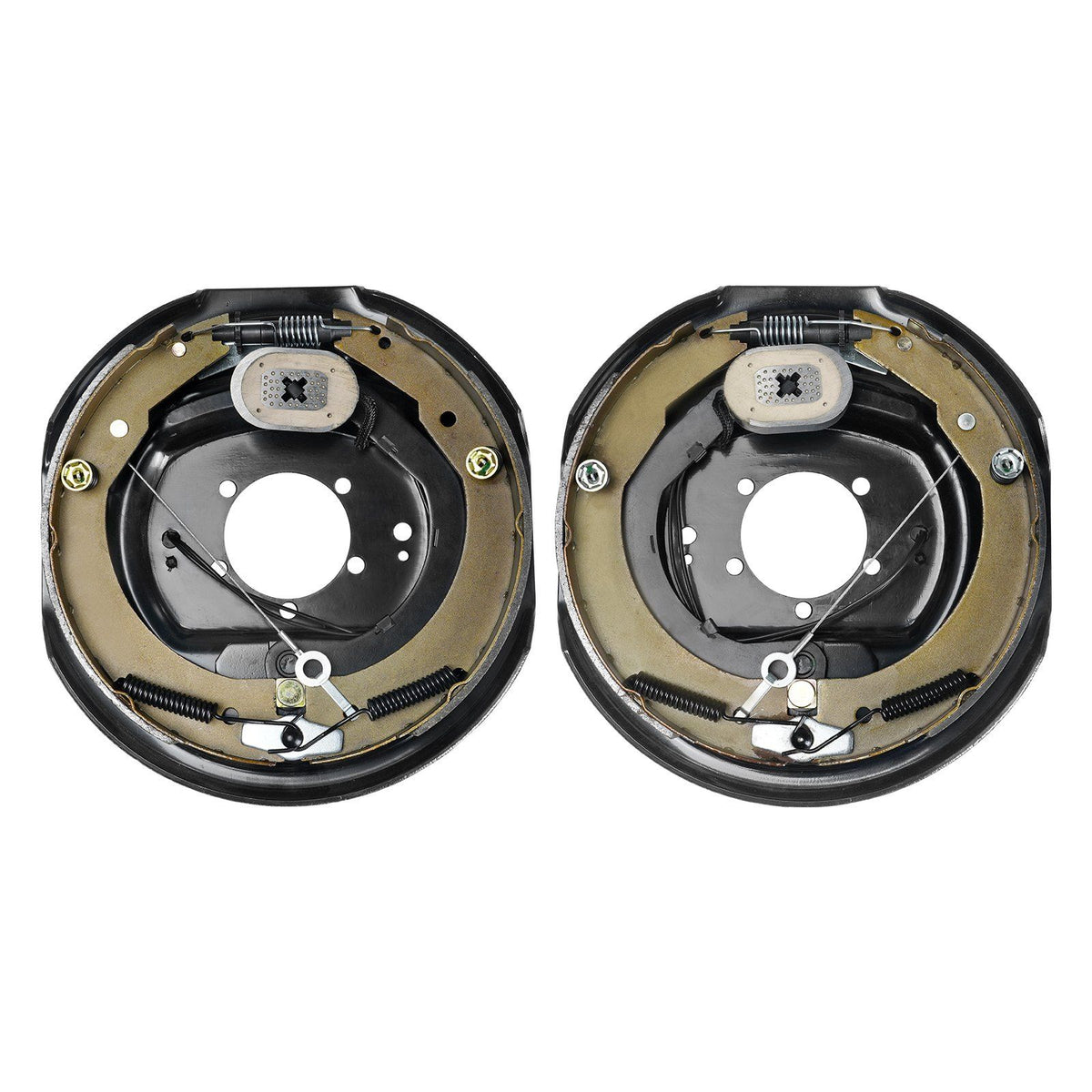 VEVOR Electric Trailer Brake Assembly, 12'' x 2'', 1 Pair Self-Adjusting Electric Brakes Kit for 7000 lbs Axle, 5-Hole Mounting,