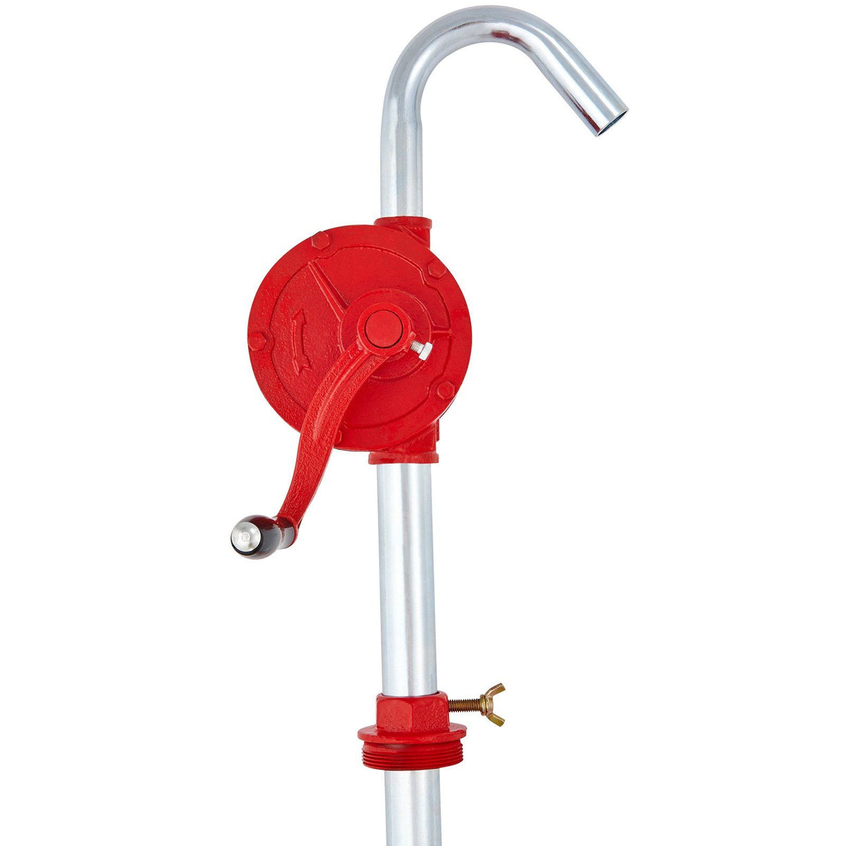 VEVOR Drum Pump, 5 GPM Flow, Rotary Barrel Pump Hand Crank, Fits 5 to 55 Gallon Drums with 3-Section Suction Tube Assembly and H
