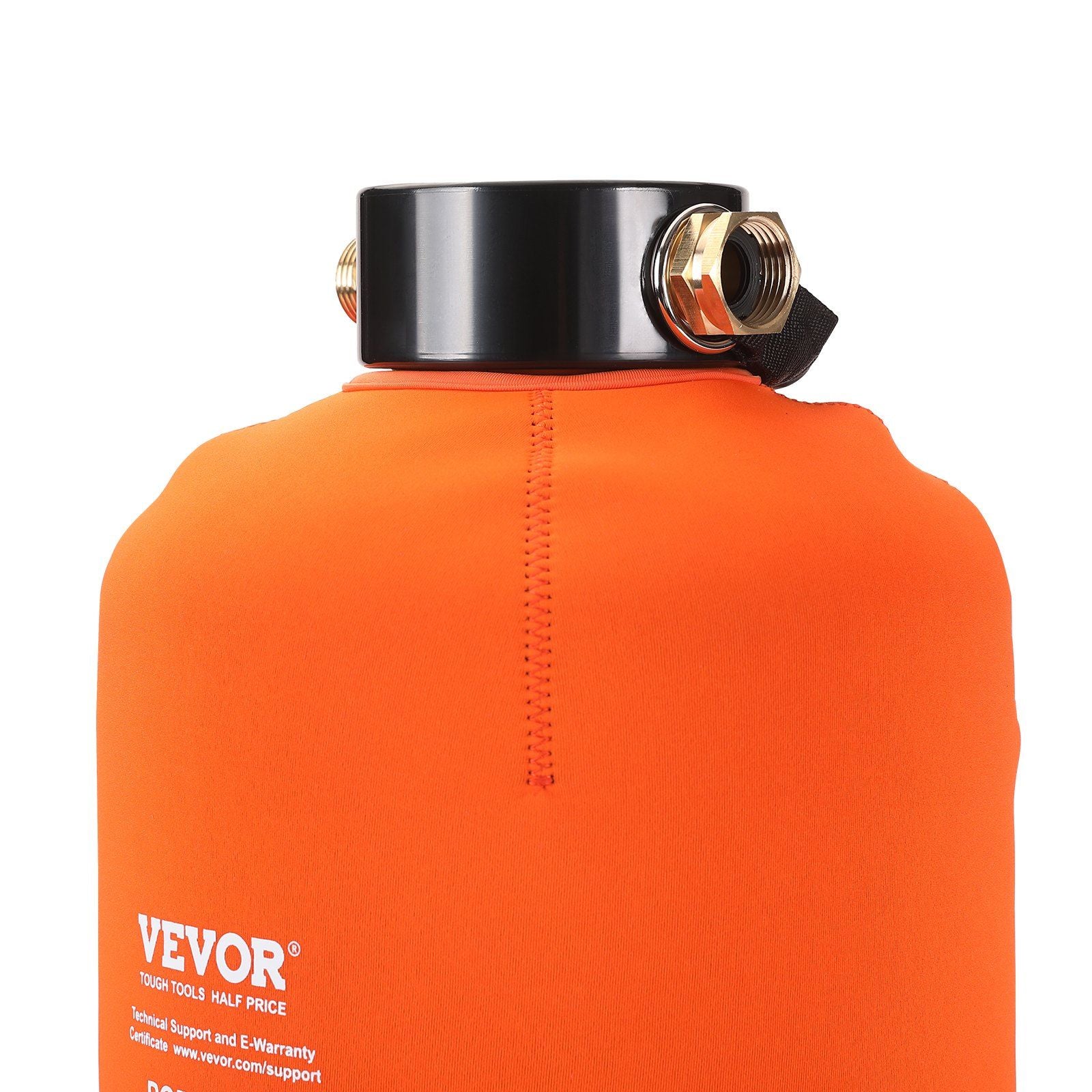 VEVOR RV Water Softener, 16,000 Grain Portable Water Softener, with 3/4'' Brass Fittings and 42'' Hose, Soften Hard Water Filter