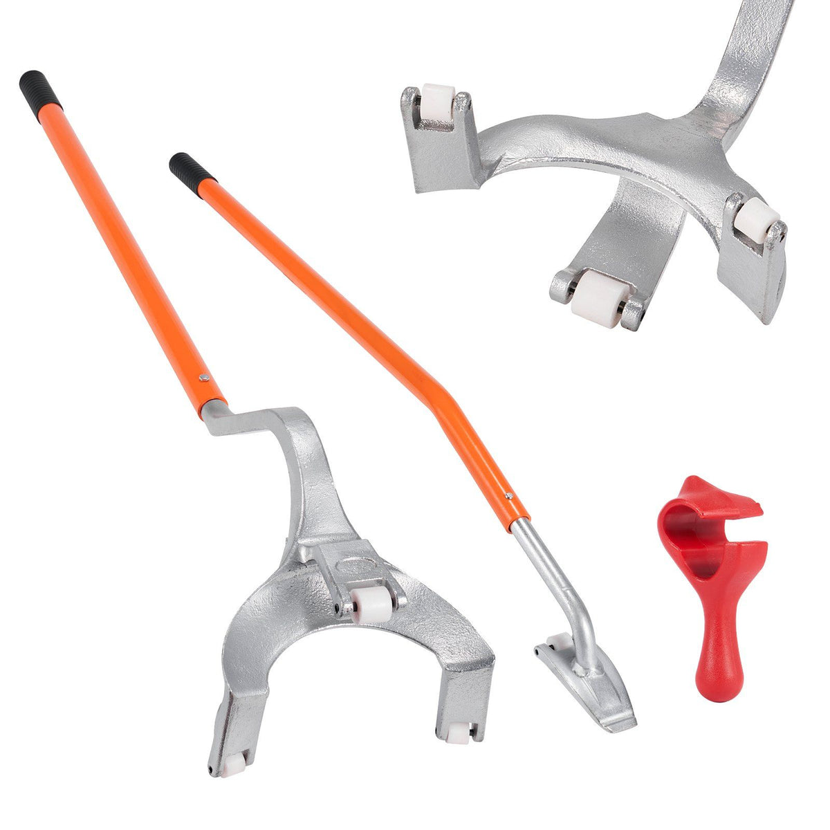 VEVOR Tire Mount Demount Tool, 22.5''-24.5'' Manual Steel Tire Changer Mount Demount Removal Tool, with Extra Bead Keeper, Tubel