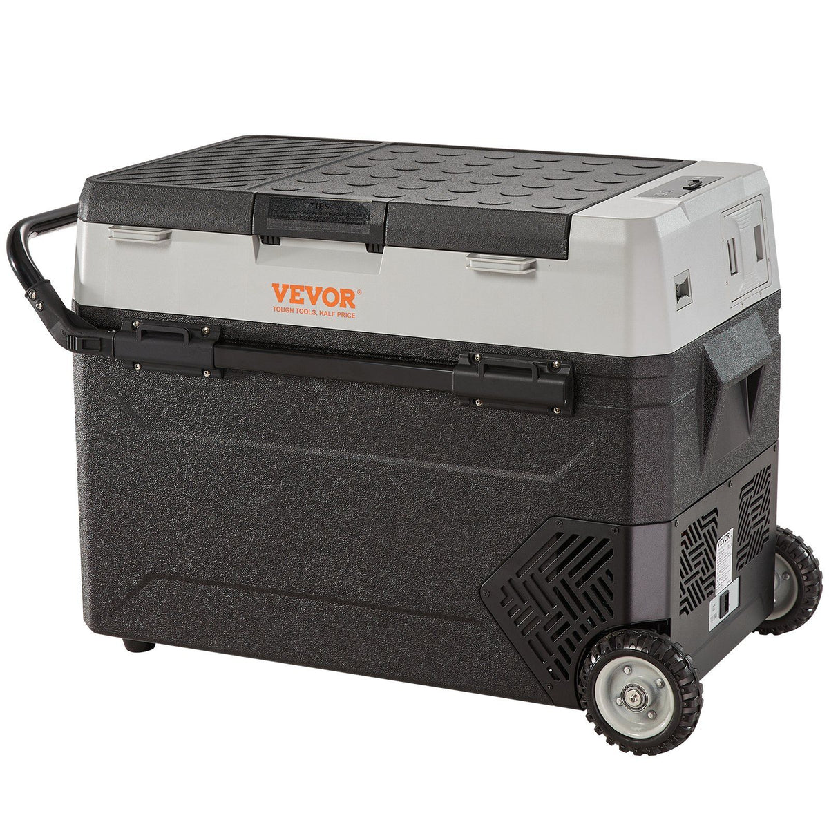 VEVOR Car Refrigerator, 12 Volt Car Refrigerator Fridge, 40QT/38L Dual Zone Portable Freezer, -4F-50F Adjustable Range, 12/24V D