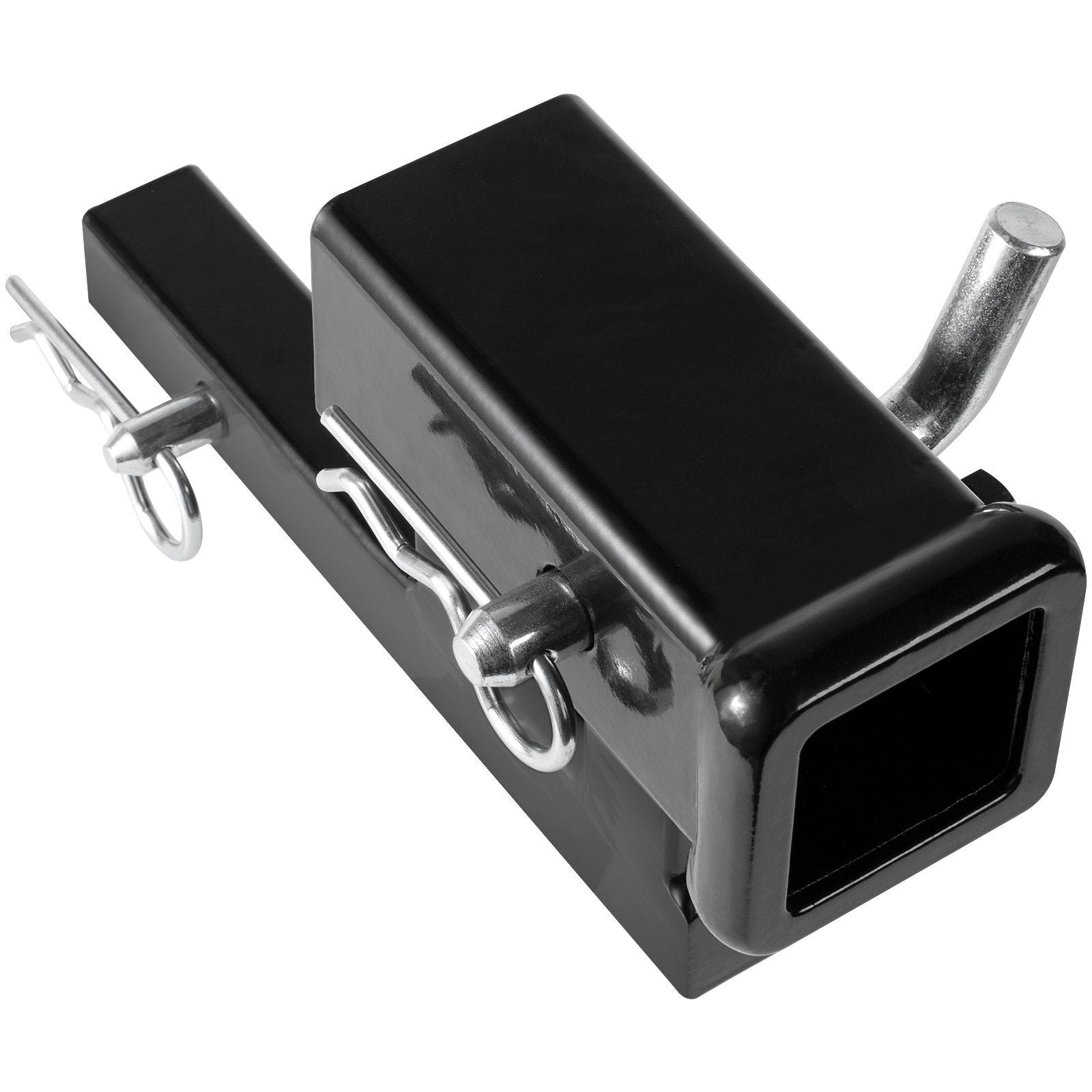 VEVOR Hitch Adapter, 1-1/4'' to 2'' Receiver Hitch Extender Extension, Trailer Hitch Riser with 4'' Rise/Drop, 6-1/2'' Extension