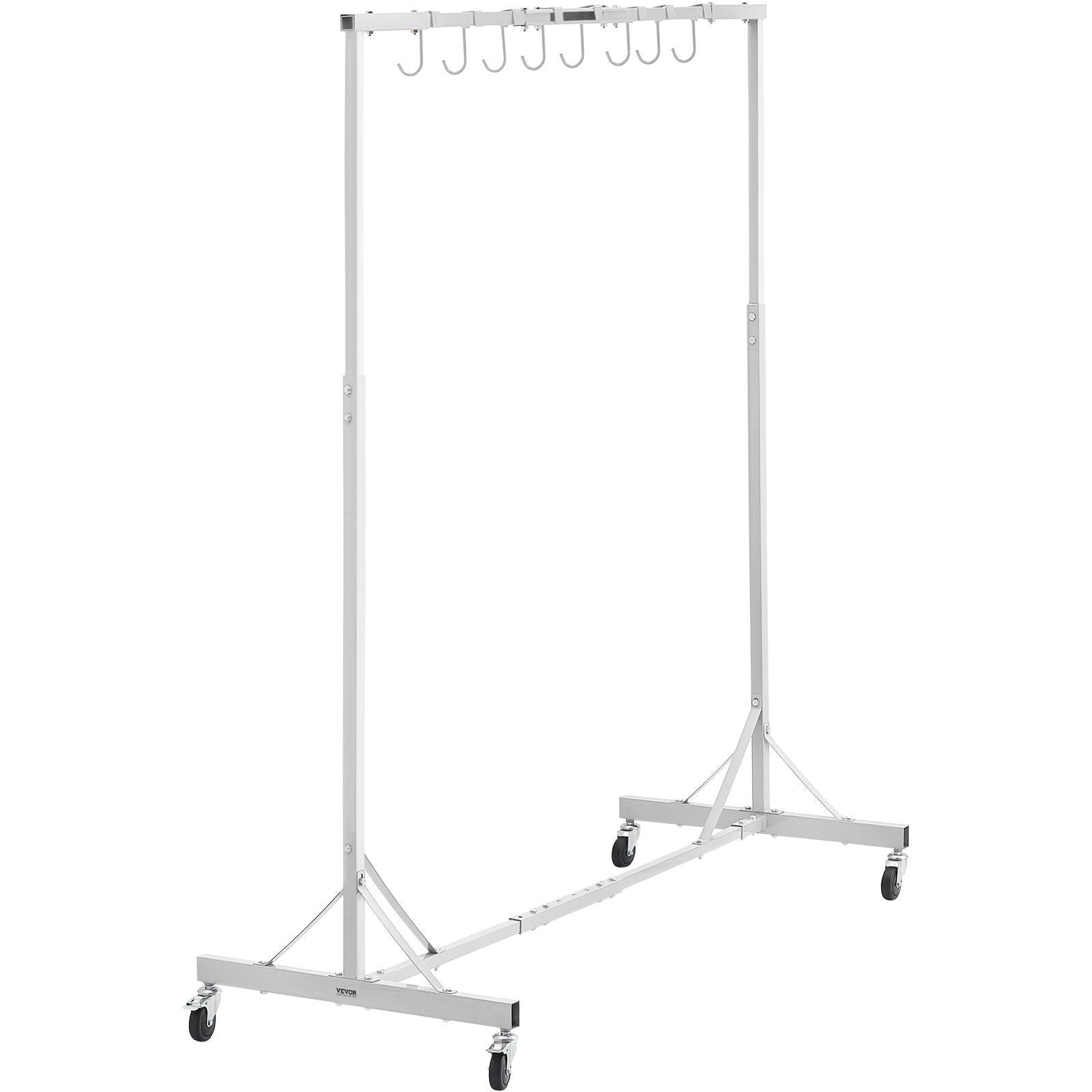Newly Upgraded!VEVOR Painting Rack Adjustable Paint Hanger 8 Hooks Auto Body Painting Stand