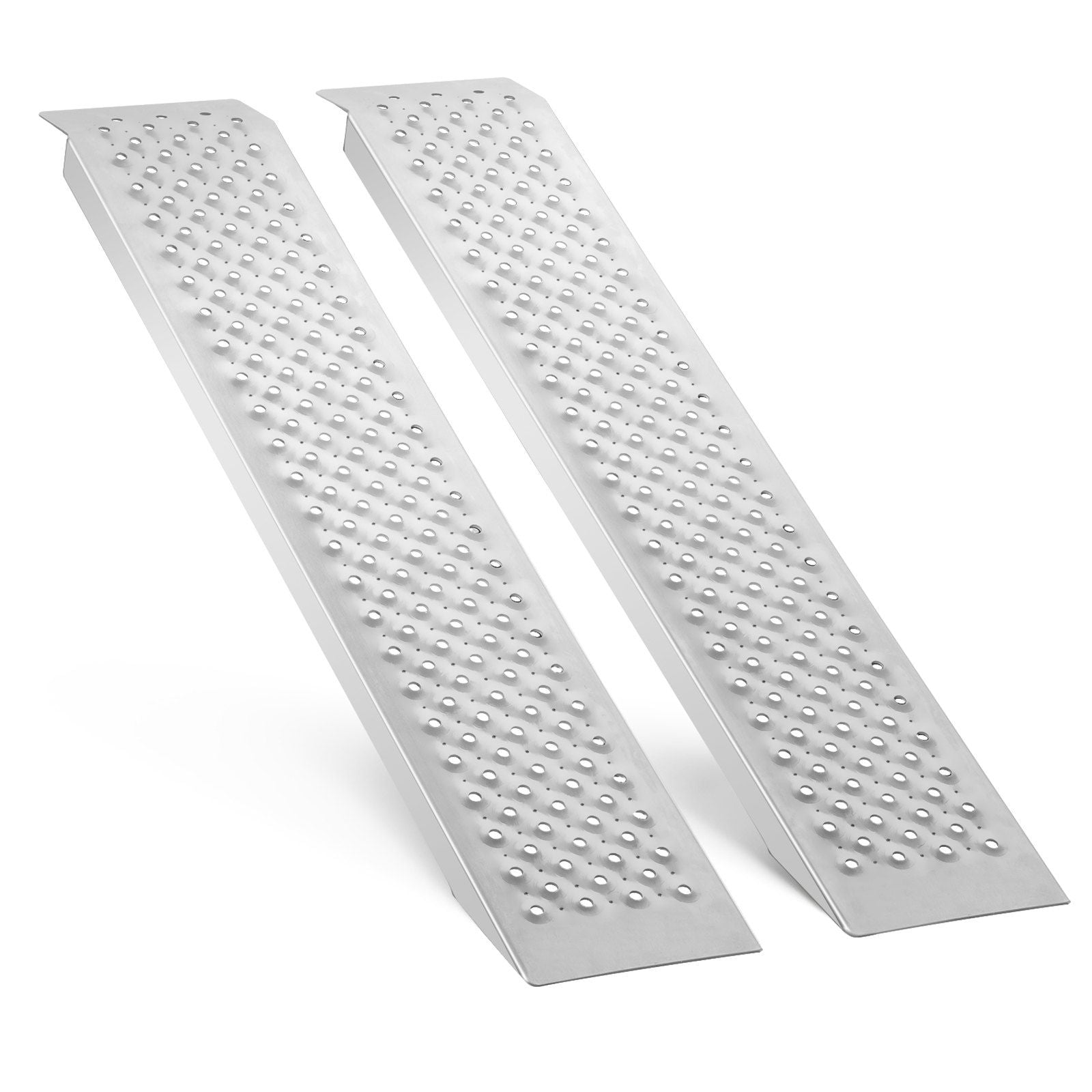 VEVOR 47.2'' x 8.5'' Aluminum Ramps 880 LBS Capacity Loading Ramps 2PCS