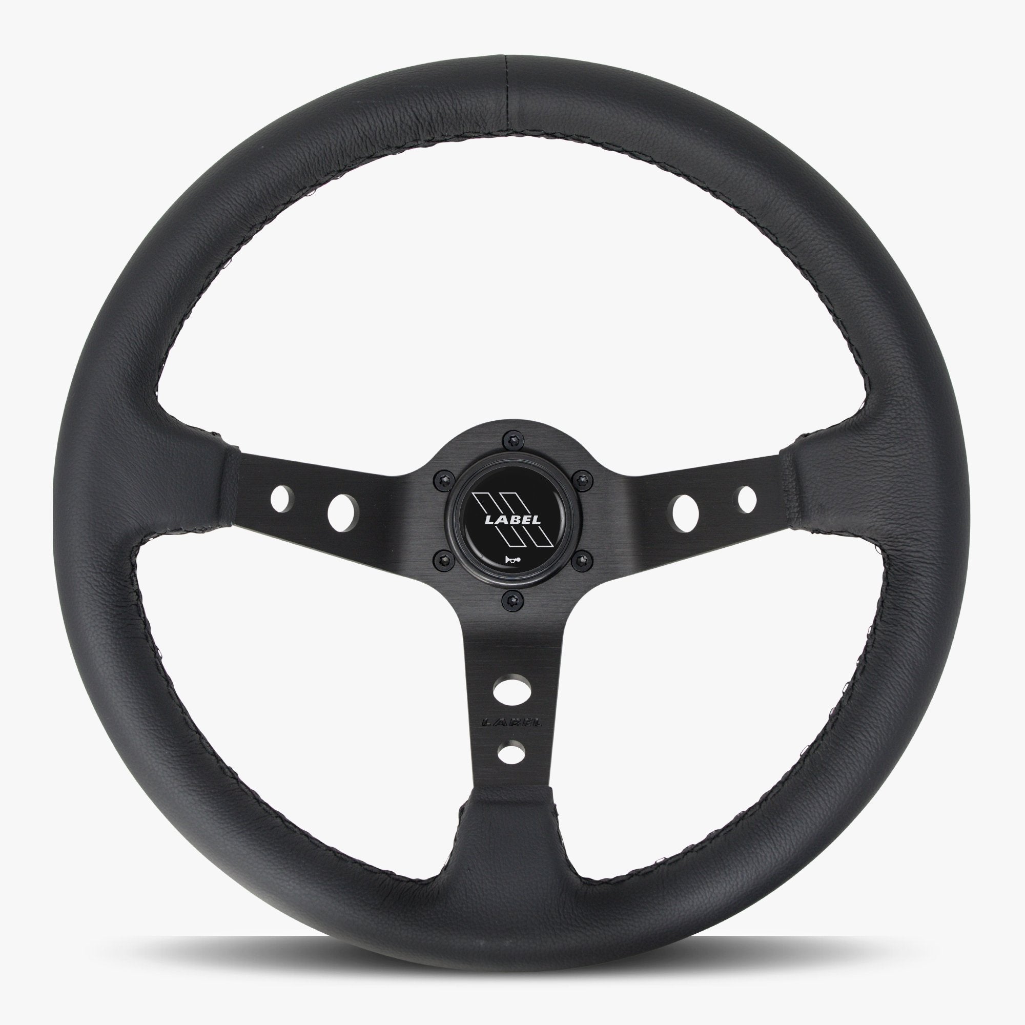 The Daytona | Black Leather | Black Spoke | Black Stitch