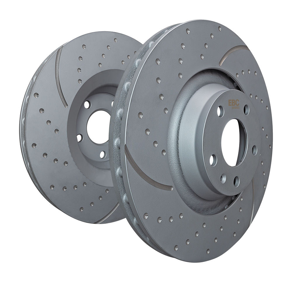 EBC Front 3GD Series Sport Slotted Brake Rotors 303mm Mazda RX-8 2004-2011 1.3