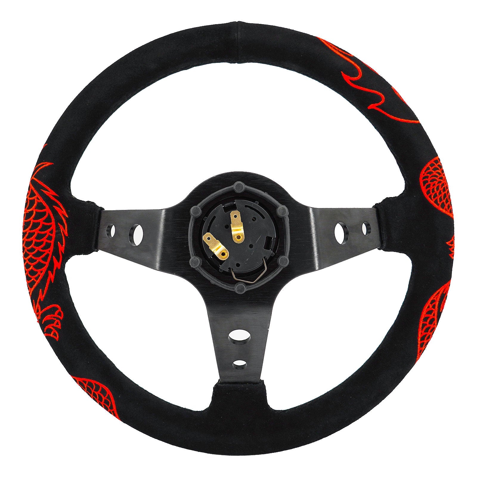Track Ready Steering Wheel + Short Hub Adapter Kit For Mustang Focus Fiesta Mazda