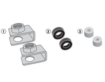 GIVI RP1144KIT Mounting Hardware | Givi RP1144 Honda CRF1000L '16-'17