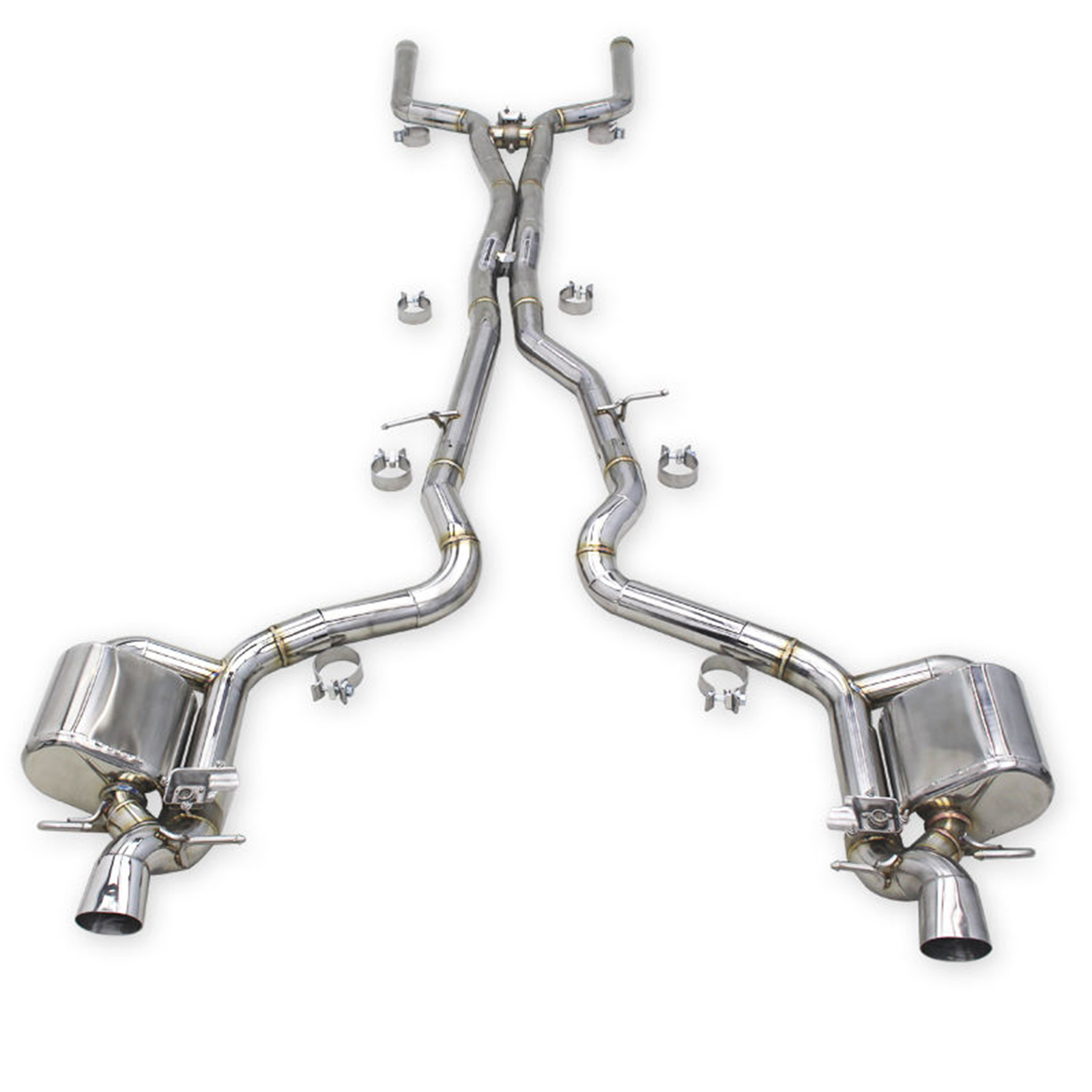 Stainless Steel Catback Exhaust System for Mercedes Benz AMG GT63 GT63S X290 4.0T