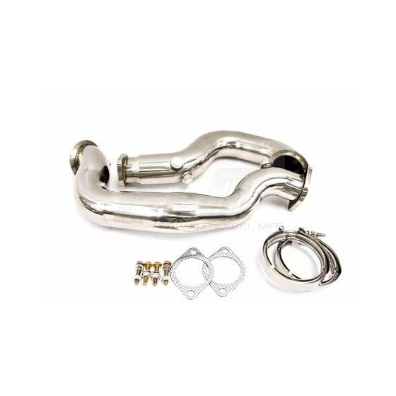 Private Label MFG. Power Driven BMW 135i / 335i ( N54 ) Catless Downpipe  PLM-BMW-N54-DP