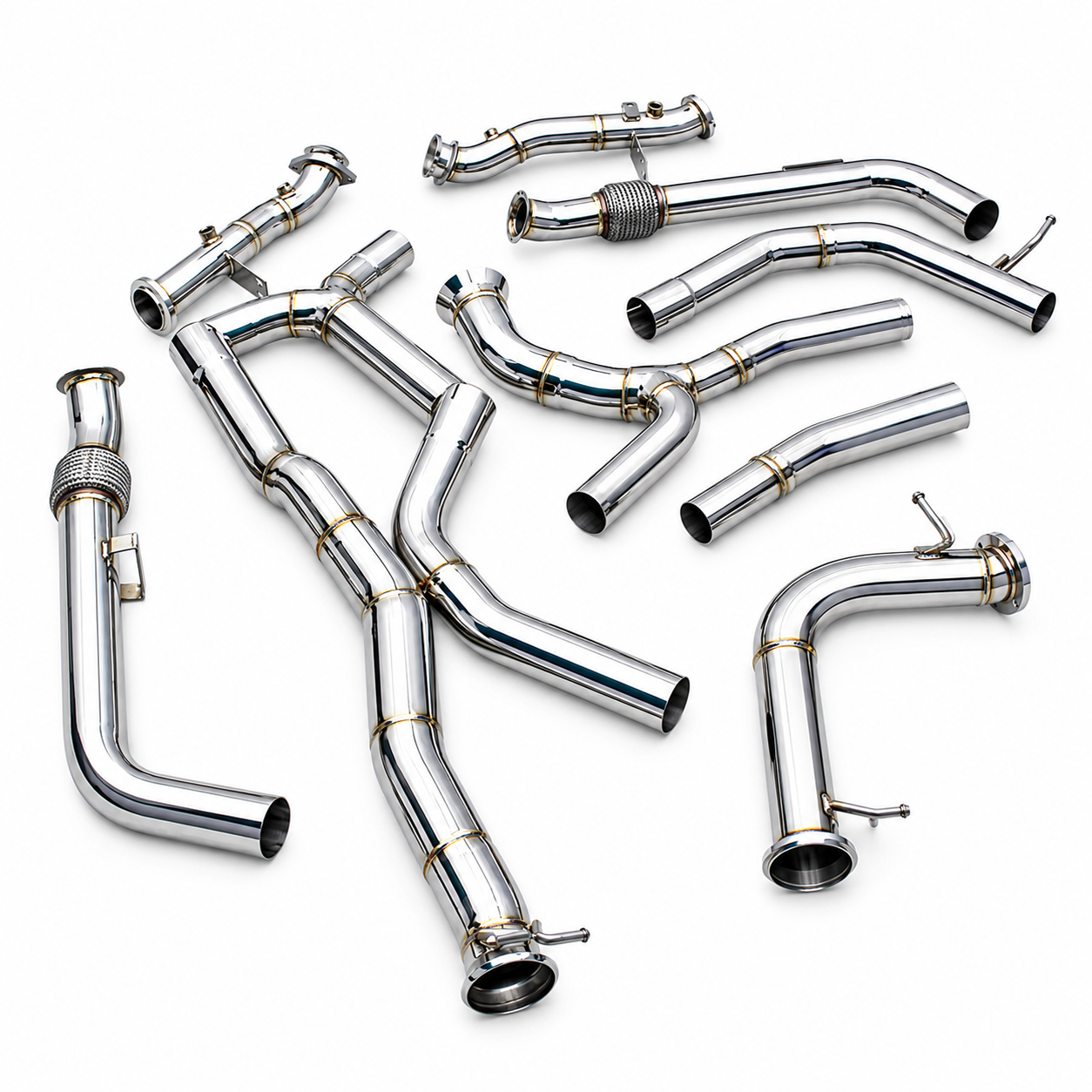 Stainless Steel Catback Exhaust System for Mercedes Benz AMG GT63 GT63S X290 4.0T
