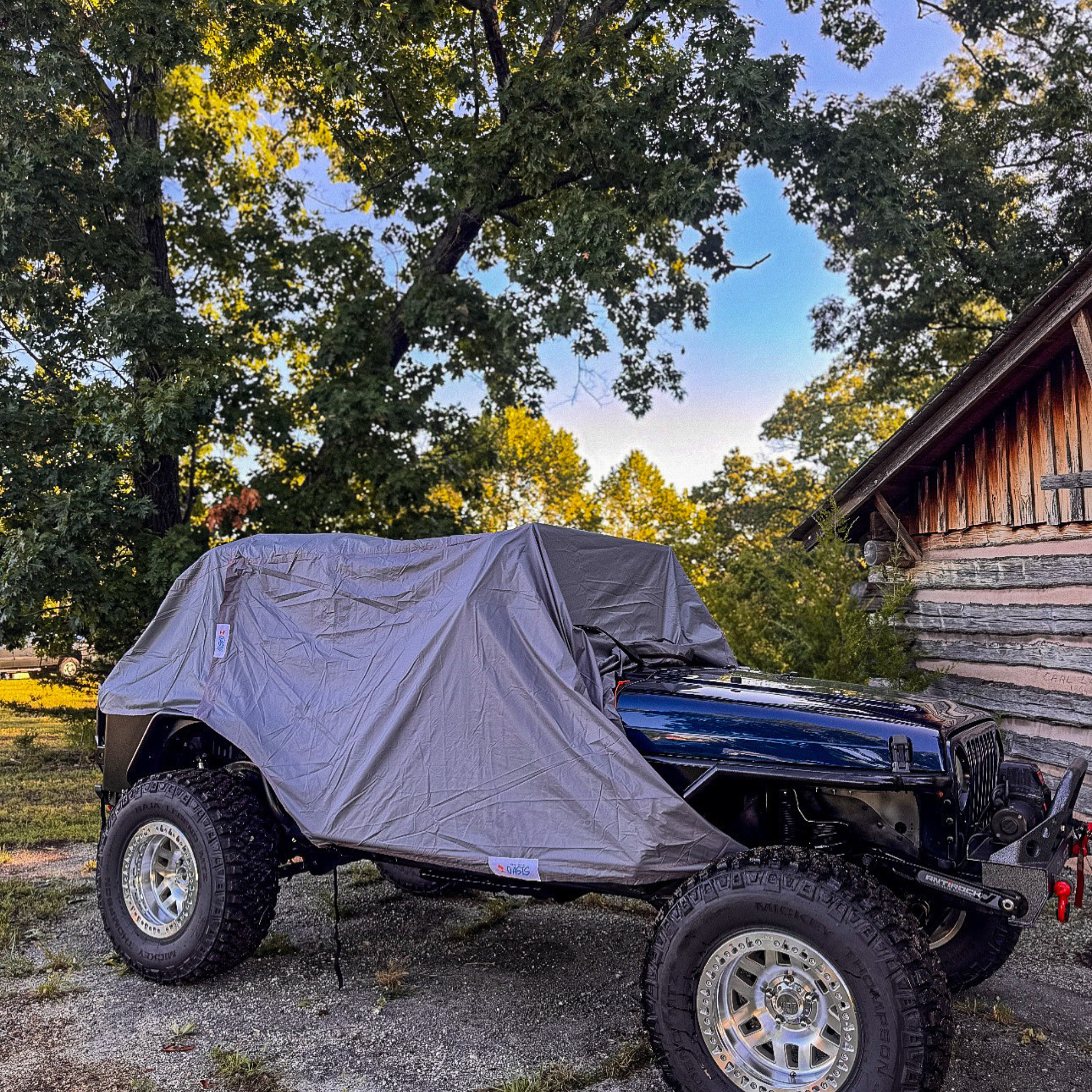 2-in-1 Jeep Wrangler LJ Trail Cover + Sun Shade