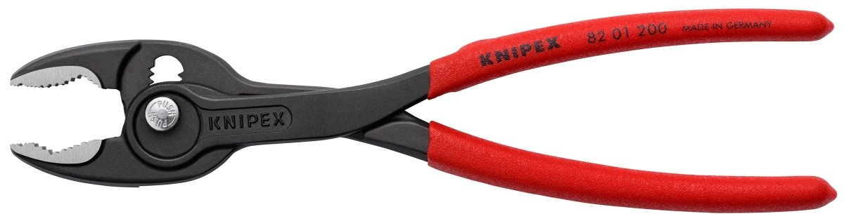 Knipex 8-Inch TwinGrip Slip Joint Pliers – Professional Grade Tool (82 01 200)
