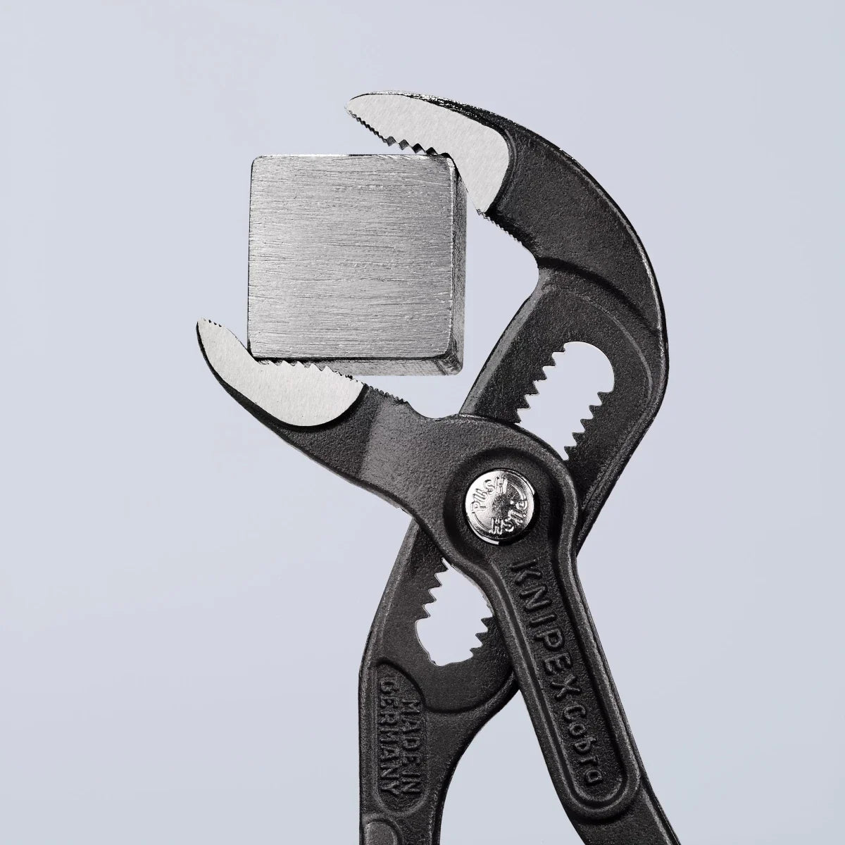 KNIPEX 87 02 180 Cobra 7 1/4" High-Tech Water Pump Pliers with KNIPEXTEND Comfort Grips