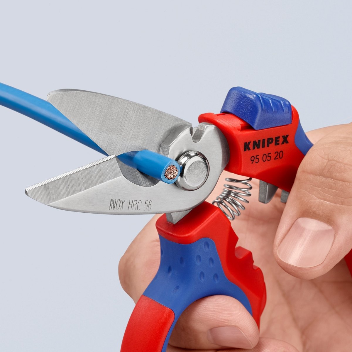 Knipex Angled Electrician Shears 6 1/4" 95 05 20 US