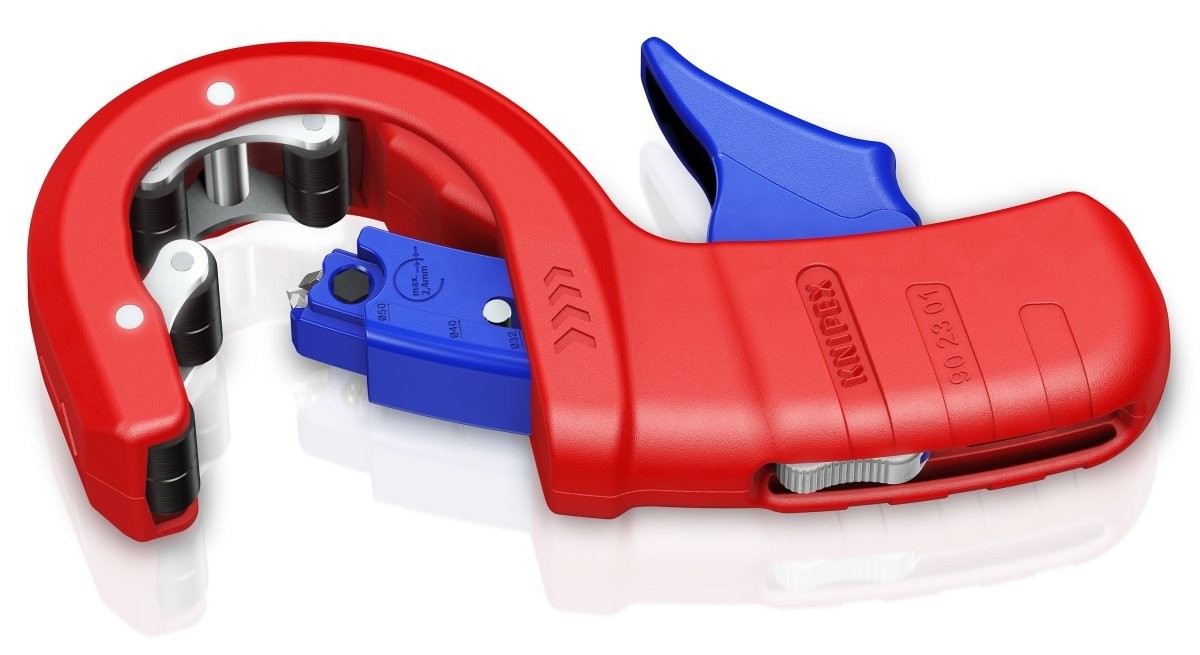 Knipex DP50 Plastic Drain Pipe Cutter 8" 90 23 01 BKA