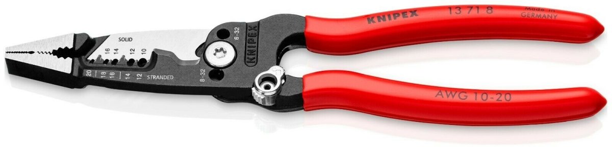 Knipex Forged Wire Strippers 8-inch – 13 71 8