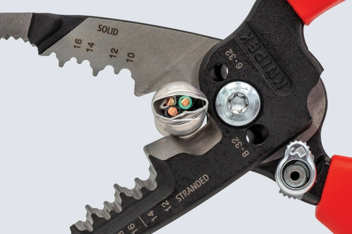 Knipex Forged Wire Strippers 8-inch – 13 71 8