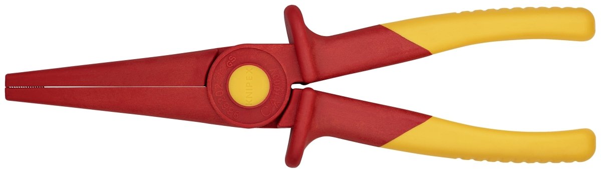Knipex Insulated Flat Nose Plastic Pliers 8 3/4" 98 62 02