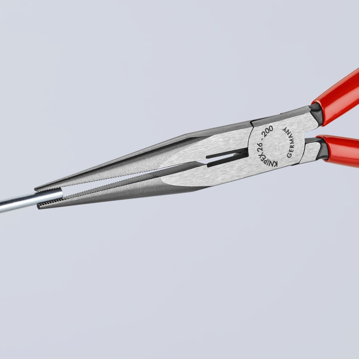 Knipex Long Nose Pliers With Side Cutter 8" 26 11 200