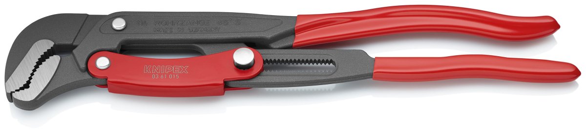 Knipex Rapid Adjust Swedish Pipe Wrench Pliers S-Type 16 1/2" 83 61 015