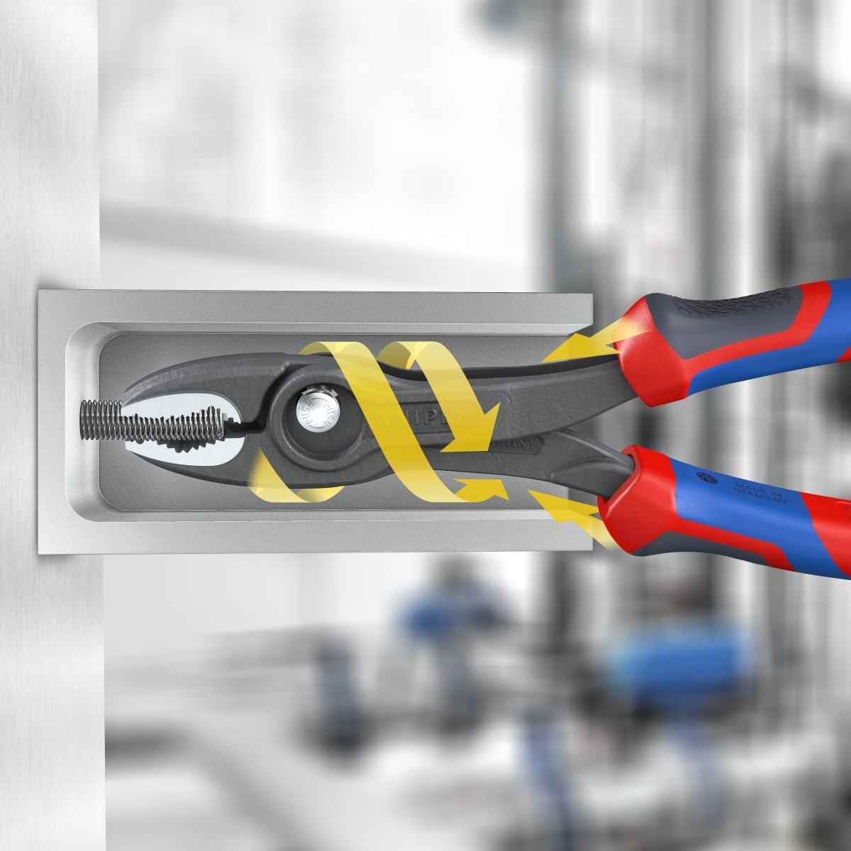 Knipex TwinGrip Slip Joint Pliers 8" 82 02 200