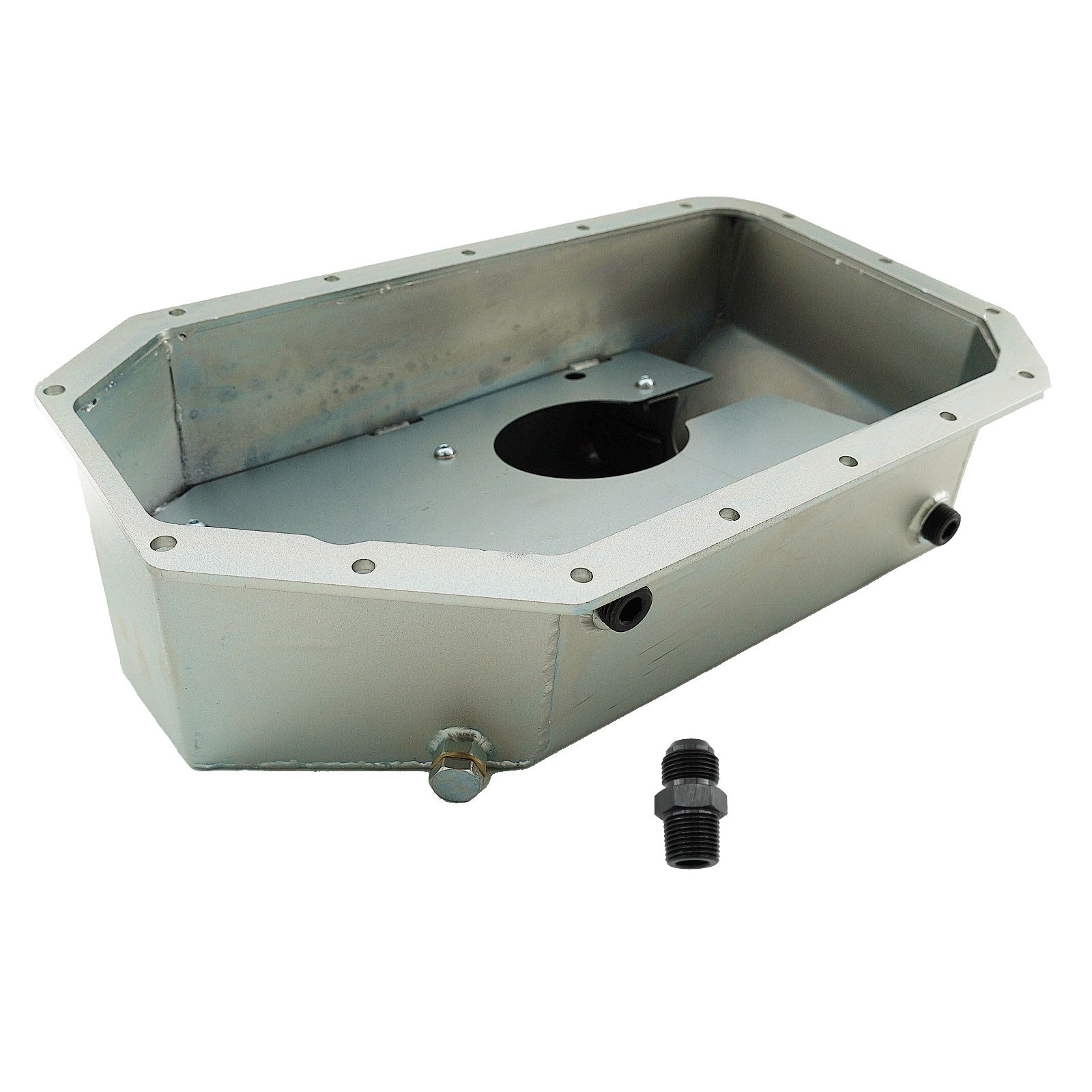 Notched Baffled Turbo Oil Pan 10AN K Swap K20 K24 CL7 CL9 TSX Accord EP3 Civic