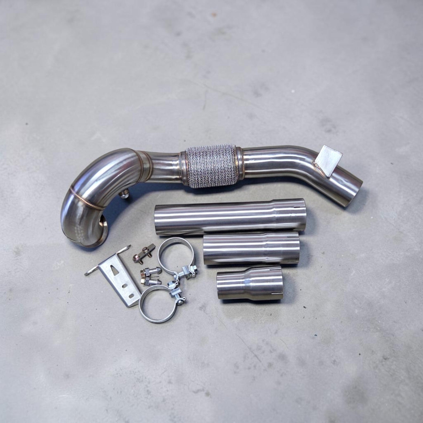 FWD Audi A3 8V Race Downpipe - 2.0T (Premium Catless & Catted) | Palenon Performance