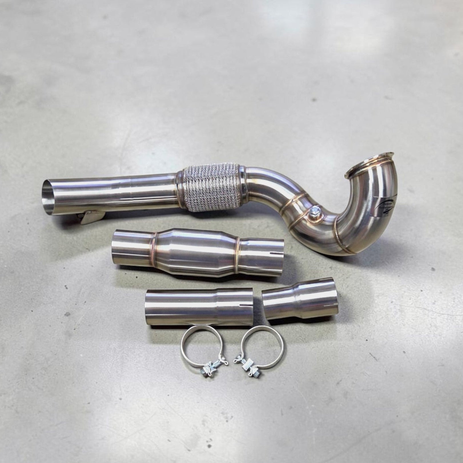 FWD Audi A3 8V Race Downpipe - 2.0T (Premium Catless & Catted) | Palenon Performance