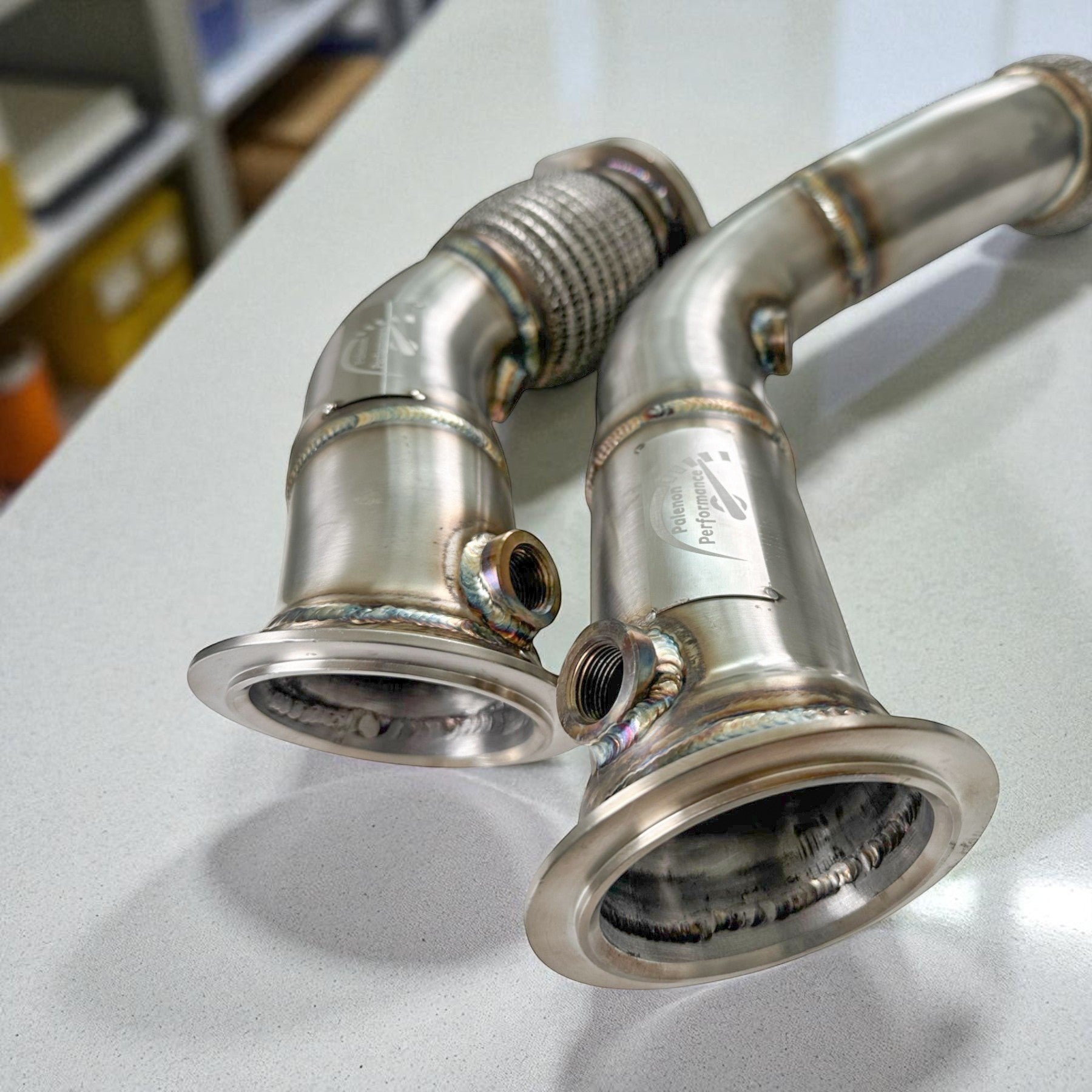S55 Racing Downpipe For BMW F80 M3, F82 M4 & F87 M2 including Competition | Palenon Performance