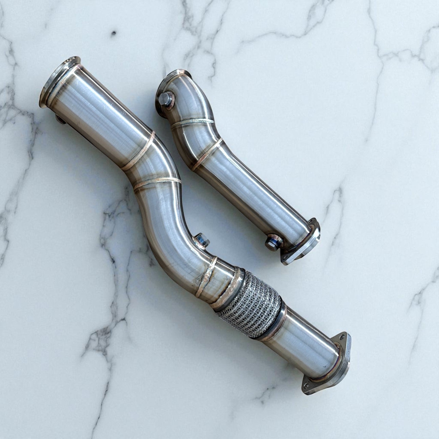 High Flow S58 Race Downpipe For BMW M3 G80, M2 G87, M4 G82 G83 | Palenon Performance