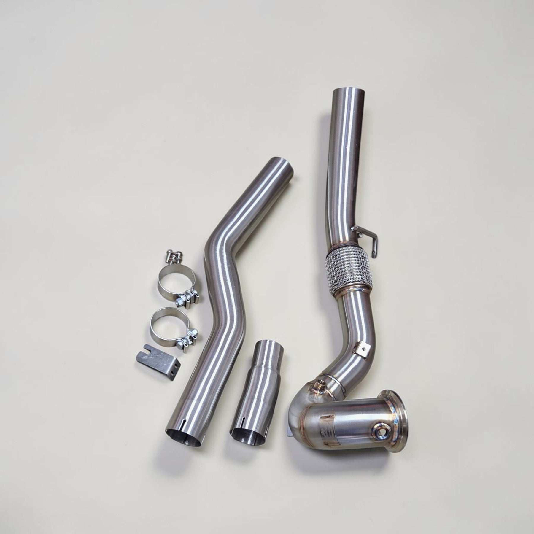AWD Audi S3 8Y Race Downpipe & VW MK8 Golf R Race Downpipe - Palenon Performance