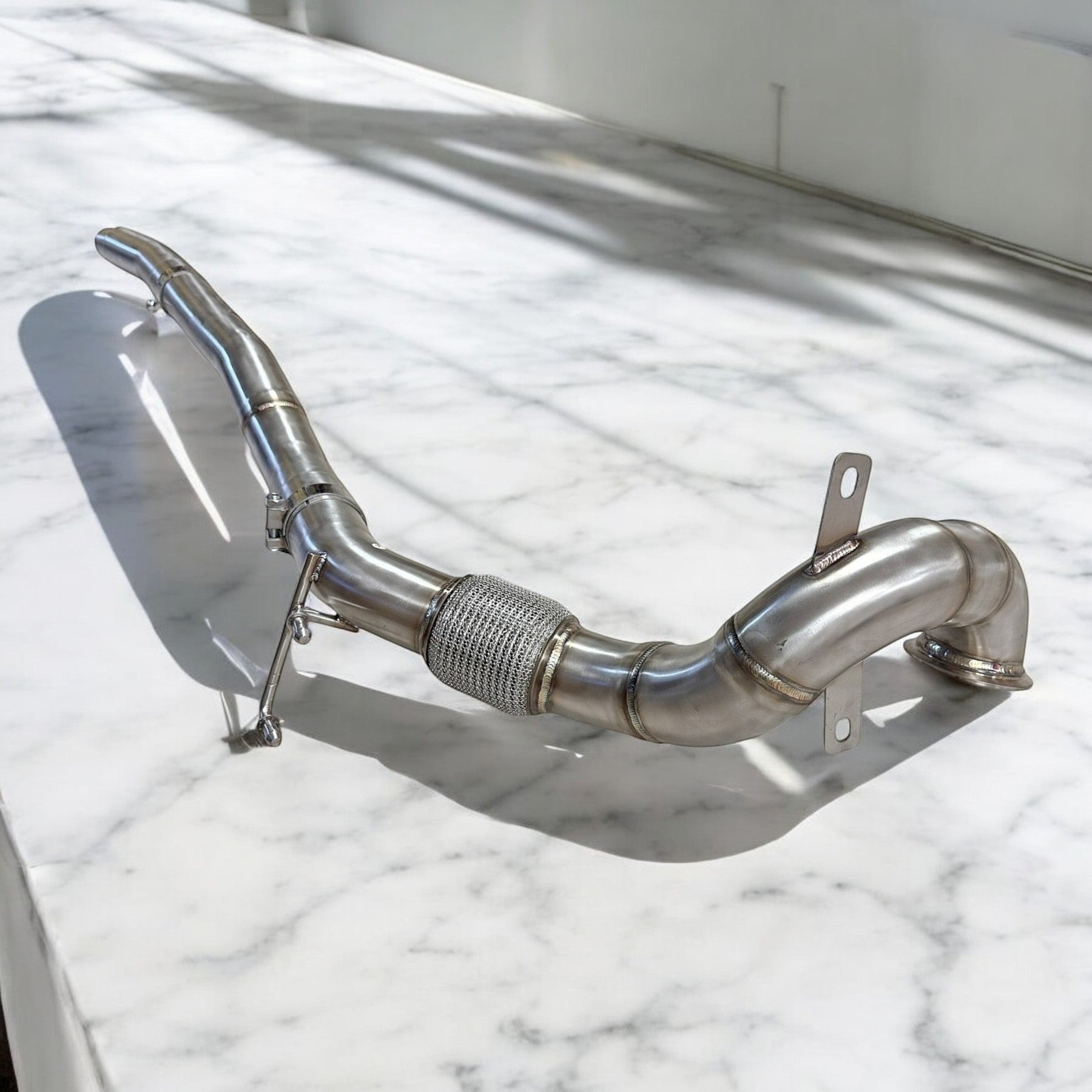 AWD VW MK7 Golf R Race Downpipe - 2.0T (Premium Catless and Catted) | Palenon Performance