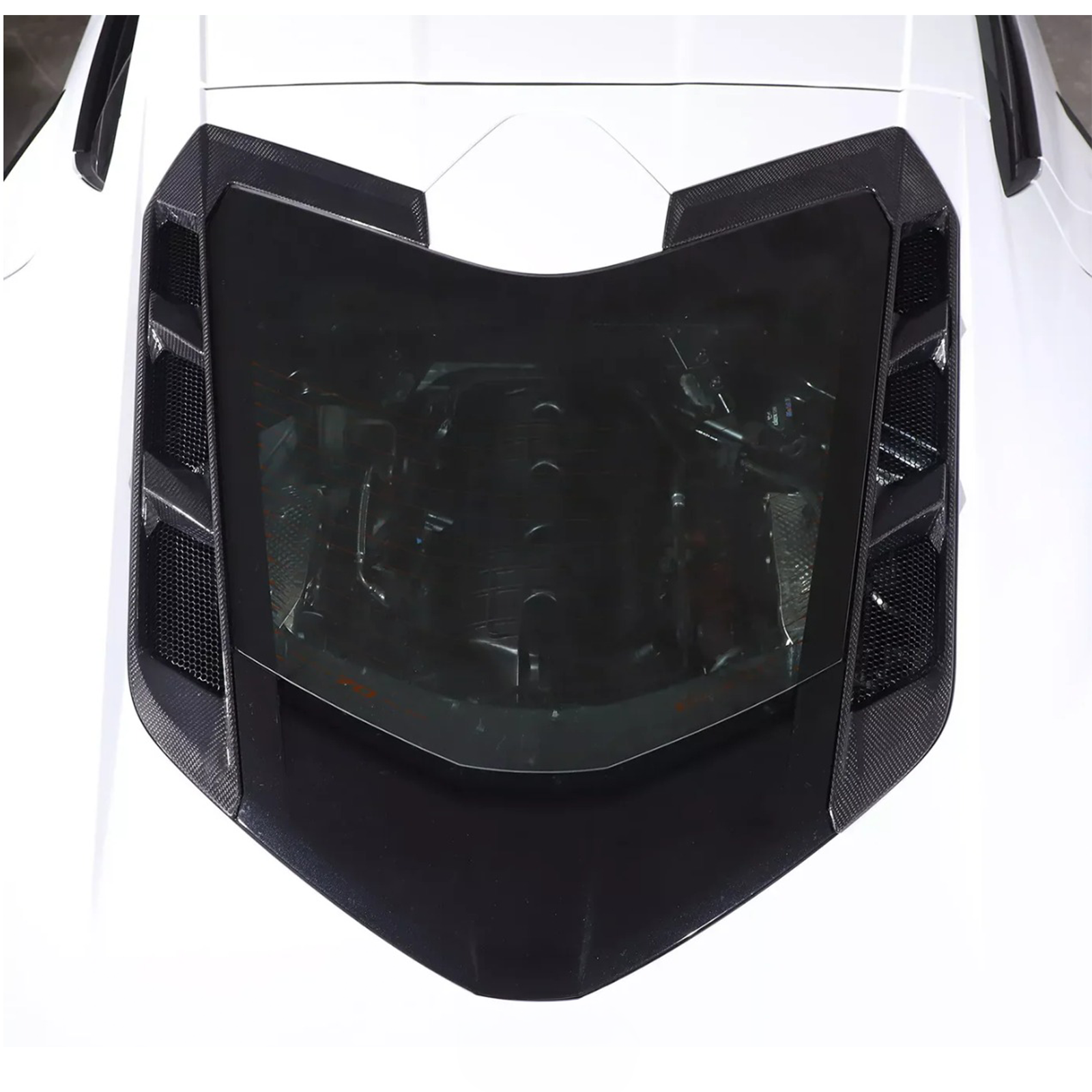 Carbon Fiber Rear Window Trim Cover Set for Chevrolet Corvette C8 Coupe