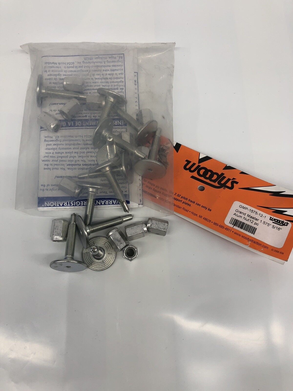 WOODY'S GRAND MASTER 1.575" TRAIL STUDS 12 pack GMP-1575-12-1